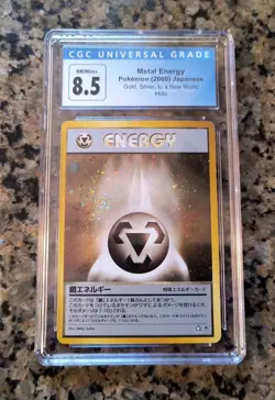 Metal Energy Holo Gold Silver To A New World Pokemon Card CGC 8.5/9 NM/MT+ 2000 - Image 1