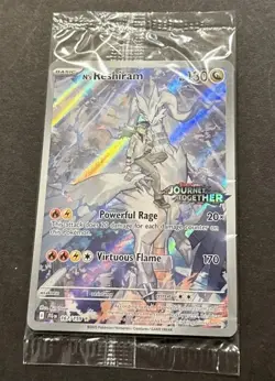 2025 POKEMON SCARLET VIOLET JOURNEY TOGETHER N’S RESHIRAM ILLUSTR. RARE PROMO! - Image 5