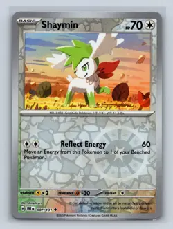 Shaymin Reverse Holo #087/131 SV: Prismatic Evolutions NM Pokemon TCG - Image 1