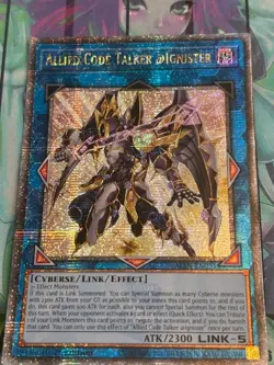 Yugioh 1x Allied Code Talker @Ignister Quarter Century QCR ALIN-EN051 1st Ed NM - Image 1
