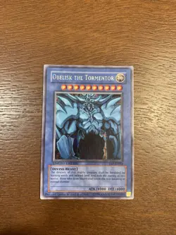 Yugioh Obelisk the Tormentor JMP-EN004 Limited Edition Secret Rare NM/LP - Image 1