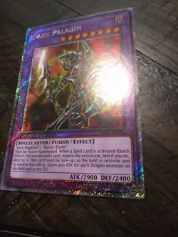 Dark Paladin (Platinum Secret Rare) RA03-EN126 1st Ed Yugioh Quarter Century Bon - Image 1