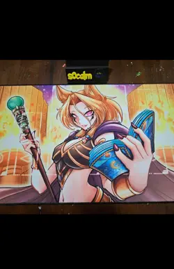 Book Keeper Team Samurai Yugioh Playmat W/ Zones - Image 1