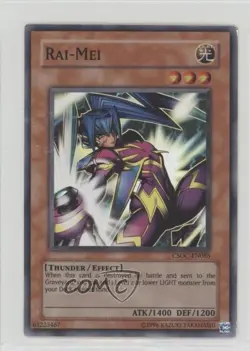 Rai-Mei Unlimited YuGiOh Crossroads of Chaos #CSOC-EN085 2008 READ - Image 1
