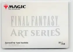 MTG Final Fantasy Art Series Farewell x1 NM Art Card - Image 2