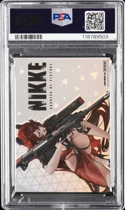 2024 GODDESS OF VICTORY: NIKKE COMIKET 105 BONUS CARD RED HOOD PSA 9 - Image 2