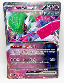 SVP 068 Iron Valiant EX Jumbo Oversize Pokemon Card 2023 Black Star Promo - Image 1