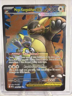 Pokemon TCG Mega Kangaskhan EX Mega Evolution UR Full Art Card 164/132 *Clean!* - Image 1