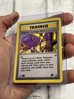 Pokemon TCG Nightly Garbage Run Team Rocket 77/82 Regular 1st Edition Card NM - Image 2