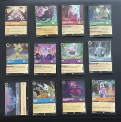 Disney Lorcana TCG Foil Card Lot - 21 Cards - Image 1