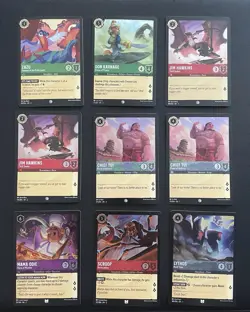 Disney Lorcana TCG Foil Card Lot - 21 Cards - Image 3