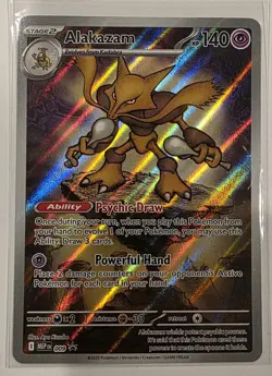 Alakazam 009 Black Star Promo Pokemon Card Mega Evolution NM - Image 1