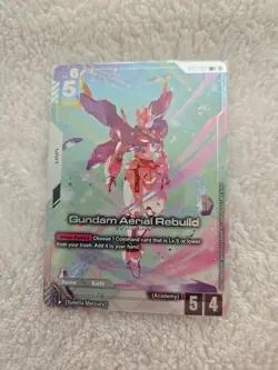 Gundam Aerial Rebuild LR+ Card Game Newtype Rising, GD01-067 - Image 1