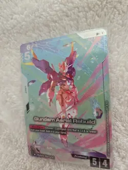 Gundam Aerial Rebuild LR+ Card Game Newtype Rising, GD01-067 - Image 2