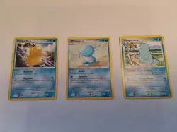 Pokemon Cards Secret Wonders Lot Psyduck Wooper Quagsire Great Condition - Image 1