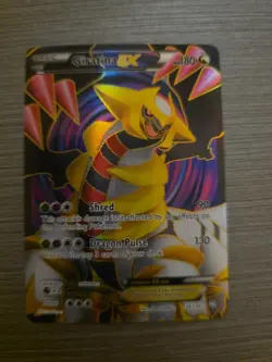 Pokemon Giratina EX 124 Full Art Holo Card Dragons Exalted Series - Image 1