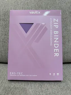 Vault X Just Purple Special Edition 4-Pocket Exo-Tec 160 Trading Card Zip Binder - Image 1