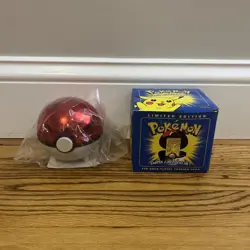 Pokemon Burger King 23k Gold Plated Trading Card PIKACHU In blue Box - Image 1