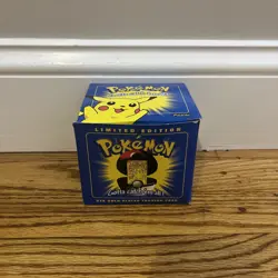 Pokemon Burger King 23k Gold Plated Trading Card PIKACHU In blue Box - Image 2