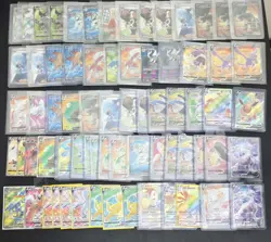 100 Lot Sr HR Holo Pokemon Chinese Card Alt Art Reshiram Flareon Mewtoo -SQ - Image 1