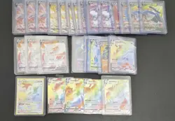 100 Lot Sr HR Holo Pokemon Chinese Card Alt Art Reshiram Flareon Mewtoo -SQ - Image 2
