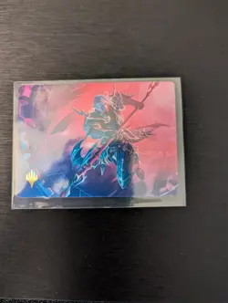 Estinien Varlineau Art Series Gold Stamped 28/53 - Final Fantasy MTG - Art Card - Image 1