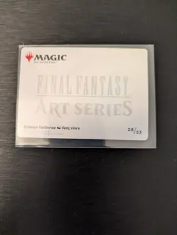Estinien Varlineau Art Series Gold Stamped 28/53 - Final Fantasy MTG - Art Card - Image 2