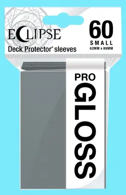 60 ULTRA PRO ECLIPSE SMOKE GREY PRO-GLOSS Small DECK PROTECTOR Card Sleeves mtg - Image 1