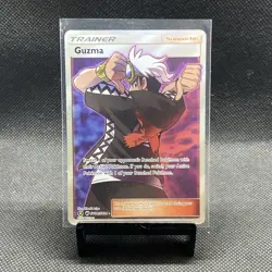 Guzma SV84/SV94 Hidden Fates: Shiny Vault Full Art Trainer Pokemon TCG Cards - Image 1