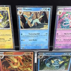 Sylveon + Prismatic Evolutions PRE Black Star SVP - Pokemon TCG Promo Card Lot - Image 3