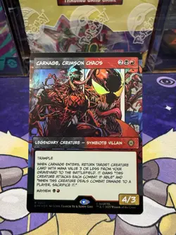 Carnage, Crimson Chaos (Borderless) Marvel's Spider-Man Foil - Image 1