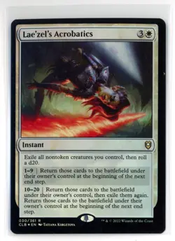 MtG AFR Lae'zel's Acrobatics #30 FOIL - Image 1