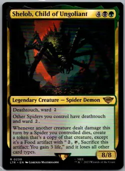 #230 Shelob, Child of Ungoliant Universes Beyond LOTR Tales of Middle-earth Rare - Image 1
