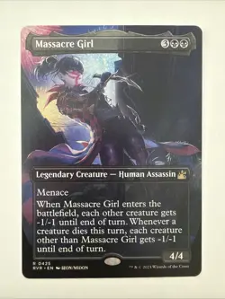 Massacre Girl (Anime Borderless) Ravnica Remastered Regular - Image 1