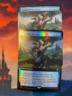 MTG Battle For Baldurs Gate Kindred Discovery Extended Art x 2, One Foil - Image 1
