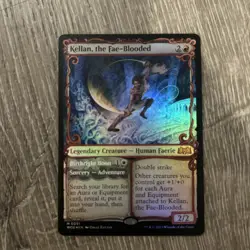 MTG Kellan, the Fae-Blooded (Showcase) Foil NM Wilds of Eldraine Magic 291 - Image 2