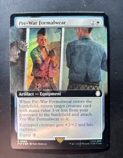 Pre-War Formalwear (Extended Art) Universes Beyond: Fallout Foil - Image 1