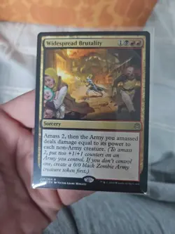 MTG WAR Widespread Brutality War of the Spark Magic the Gathering 226/264 - Image 1
