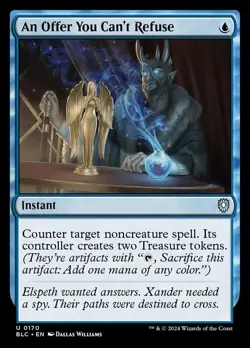 Near Mint, English - 1 x MTG An Offer You Can't Refuse Commander: Bloomburrow - Image 1