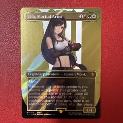 MTG Final Fantasy - Tifa, Martial Artist - Surge Foil - 0214 - LP/NM - Image 1