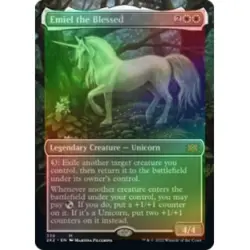 Foil Emiel The Blessed (borderless) M/NM Magic MTG Double Masters 2022 - Image 1