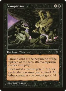 Visions Vampirism MTG Magic the Gathering NM - Image 1