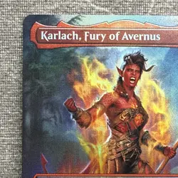 Karlach, Fury of Avernus - Secret Lair Drop Series #1802 NM Borderless Foil - Image 2