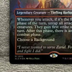 Karlach, Fury of Avernus - Secret Lair Drop Series #1802 NM Borderless Foil - Image 4