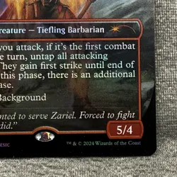 Karlach, Fury of Avernus - Secret Lair Drop Series #1802 NM Borderless Foil - Image 5
