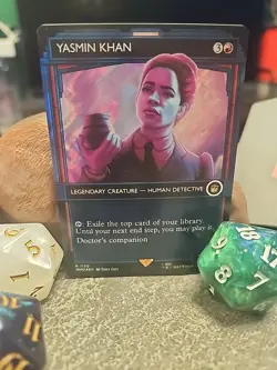 MTG YASMIN KHAN - Surge foil - Doctor Who Commander #1130 - Image 1