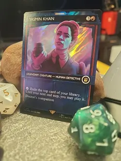 MTG YASMIN KHAN - Surge foil - Doctor Who Commander #1130 - Image 2