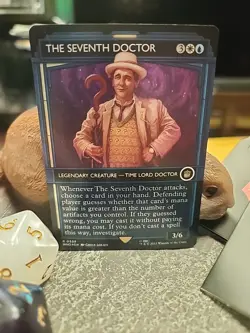 MTG THE SEVENTH DOCTOR - Foil art - Doctor Who Commander #0558 - Image 1