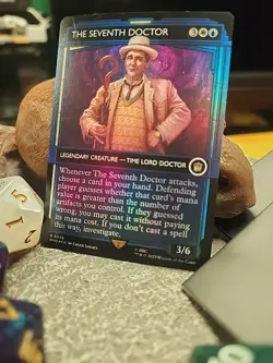 MTG THE SEVENTH DOCTOR - Foil art - Doctor Who Commander #0558 - Image 2