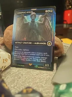 MTG WEEPING ANGEL - Foil art - Dr. Who Commander #0549 - Image 2